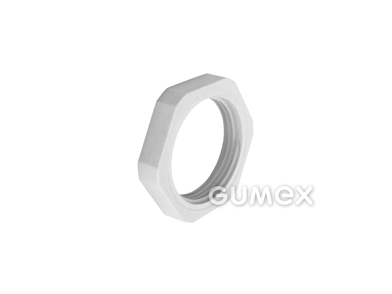 Kontermutter GK 169 M für Steckverbinder, Innengewinde M32x1,5, PA6, -40°C/+100°C, grau, 
